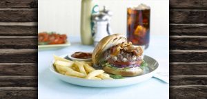 Black & Blue Bison Burger